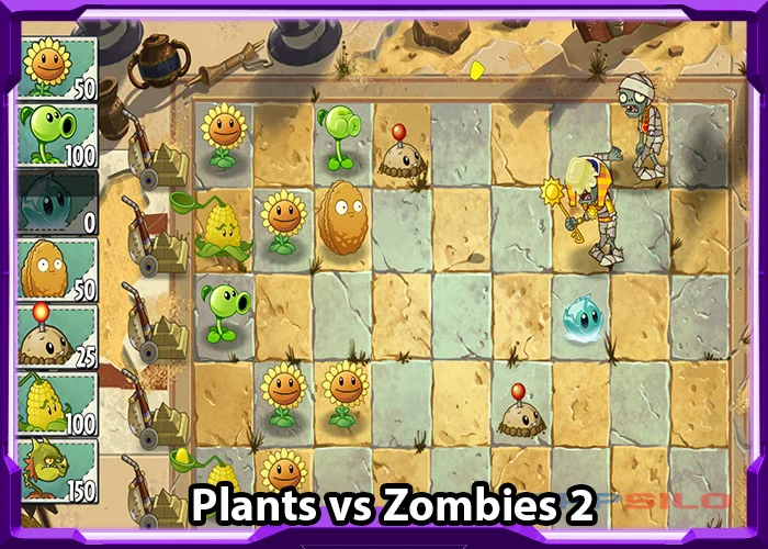 plants vs zombies 2 مهكرة جميع النباتات مفتوحة