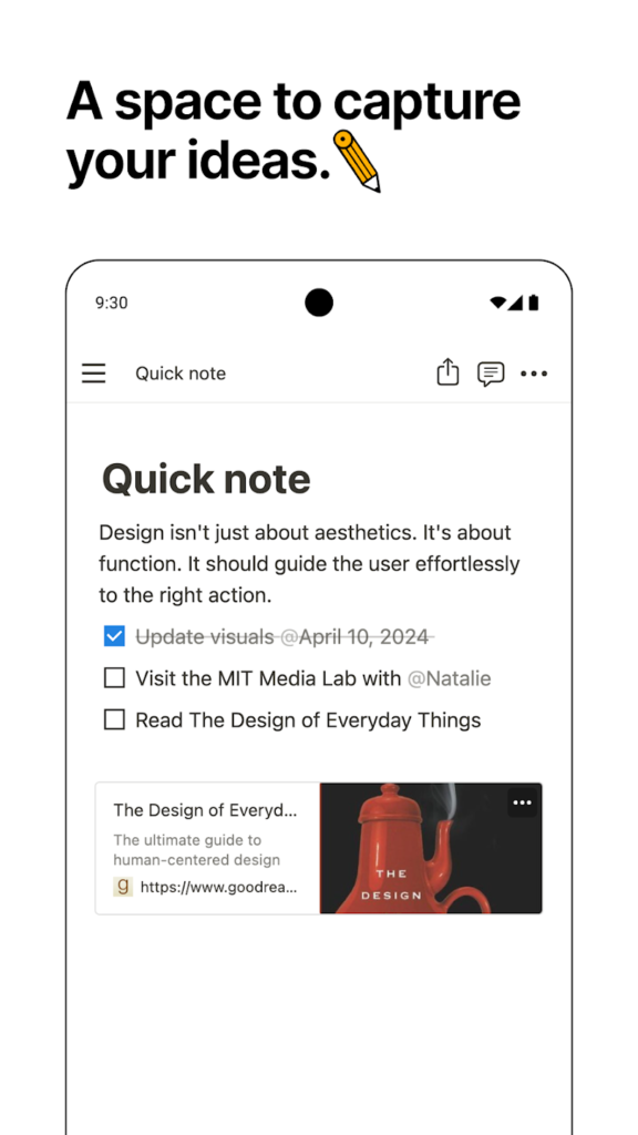 تطبيق Notion