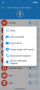 تطبيق Voice Changer with Effects لتغيير صوتك بسهولة 4 ل