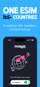 تطبيق Maya Mobile: Travel eSIM – إنترنت فوري للمسافرين بدون شريحة تقليدية 2 1